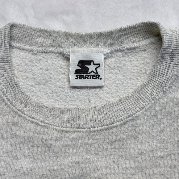VINTAGE‎ STARTER NEW YORK YANKEES YOUTH L SWEATSHIRT GRAY MLB BASEBALL - Picture 2 of 7